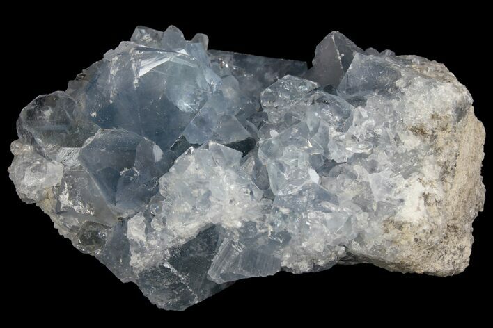 Sky Blue Celestine (Celestite) Crystal Cluster - Madagascar #139435